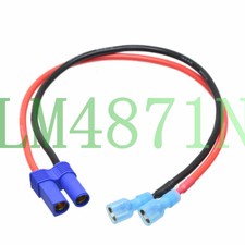 Battery F Type 6.35mm 250 jack Spade Quick Terminal to EC5 female charging cable