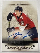 Anton Lundell 2021-22 UD ARTIFACTS VI AUTO SP Rookie True RC 21/22 Upper Deck !!