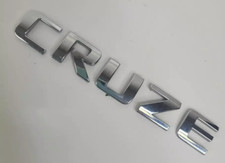 11-15 Chevrolet Cruze Trunk Emblem Badge Decal Letters Stock Chrome Rear Oem