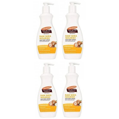 Palmer's Shea Formula with Vitamin E, Raw Shea Butter Lotion 400ml (4er Pack)