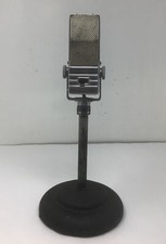 Vintage 1940's Electro Voice V1 Ribbon Microphone w/ Stand Works TV Radio