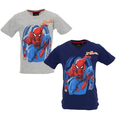 Marvel Spiderman Kinder Jungen T-Shirt Kurzarm Shirt Gr. 98 bis 128 - Bild 1 von 4