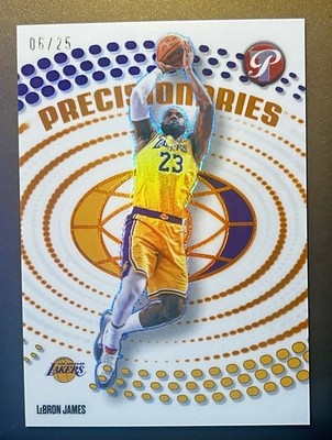 🔥🔥 2025-26 Topps Pristine LeBron James /25 Orange Precisionaries PR-23 RARE