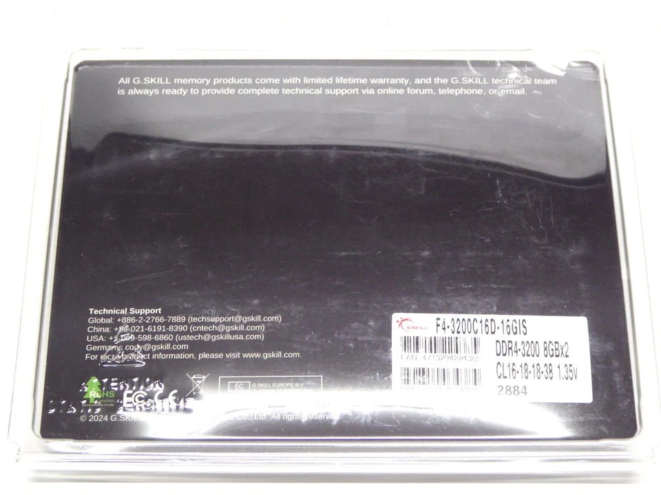 DIMM-Kit G.SKILL Aegis DDR4-3200 16 GB (2x8GB) | CL16-18-18-38 | NEW - Bild 2 von 3