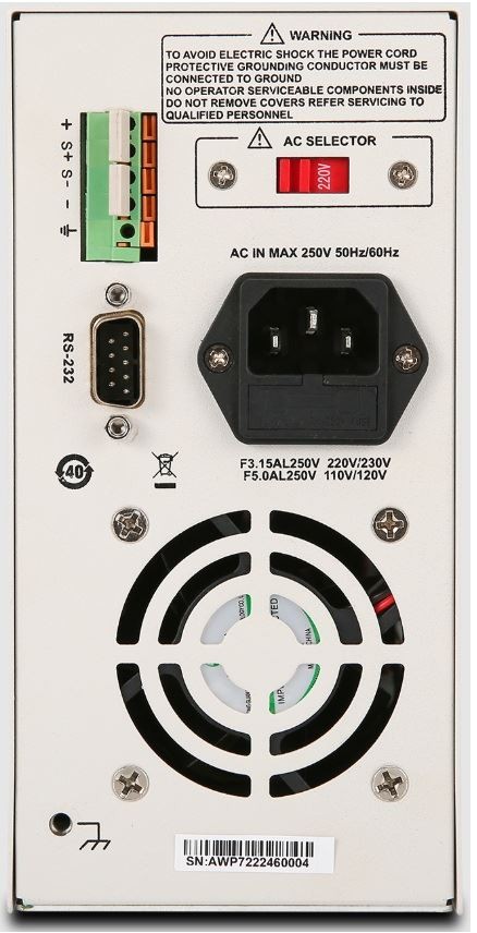 Alimentation stabilisée 80V 15A haute précision avec contrôle RS-232 - 2