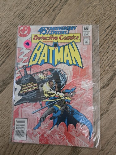 Detective Comics #512 Newsstand Variant (DC Comics March 1982)