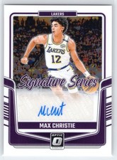 Max Christie - 2024-25 Donruss Optic - Signature Series #SS-MAX - Lakers