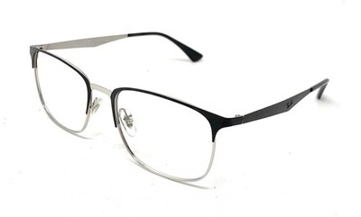RAY-BAN RB 6421 2997 RX Optical Eyeglass Frames Matte Black / Silver 54-18-145