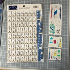 LOT Karen Foster Design Creative  Memories & Mrs. Grossman Sticker Sheets Dental
