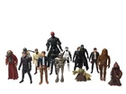Star Wars Lot Of 16 Action Figures Mixed Characters & Sizes Hasbro Vintage & Mod
