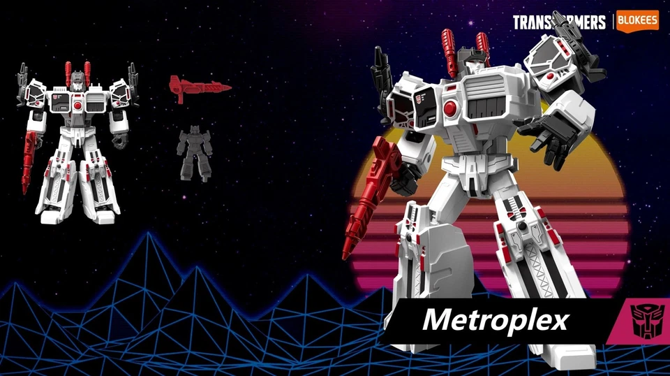 Blokees Transformers Metroplex Galaxy Versión 08 Confirmar Caja Ciega Foto 2 de 4