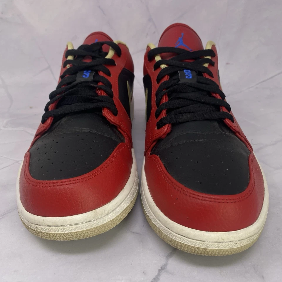 Nike Jordan 1 Retro Bajo Gimnasio Rojo Dorado Tenis 553558-613 Talla 11 M Para Hombres OG 2013 Foto 3 de 4