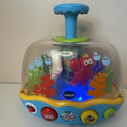 Vtech Learn & Spin Aquarium Educational Toddlers Babies 1 2 3 Year Olds Musical