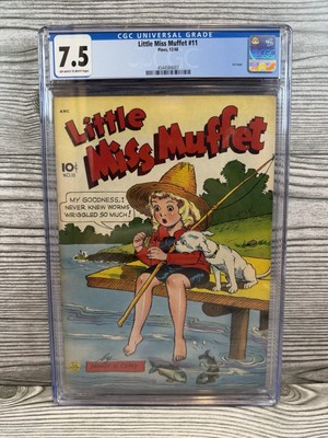 LITTLE MISS MUFFET #11. CGC 7.5 High Golden AGE. KING FEATURES COMIC 1948