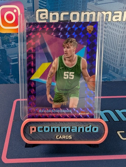 Topps Finest - Baylor Scheiermann RC Purple Geometric 073/100