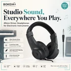 Wired Over Ear Headphones Headset For Guitar Amplifier Electric Piano Mixer G1H2