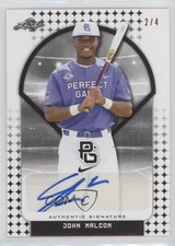 2017 Leaf Perfect Game All-American Classic Black 2/4 John Malcom Auto s9z