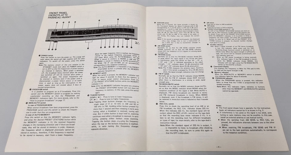 JVC T-X55 Computer Controlled Tuner - Bedienungsanleitung - Deutsch - Bild 2 von 2