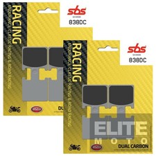 SBS Dual Carbon Front Brake Pads Kawasaki ZX-6R 2007-2016
