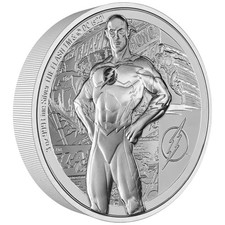 2022 The Flash™ DC Comics™ Classic Superheroes Silver Coin - Niue - 3 oz Proof 93.66 per troy oz