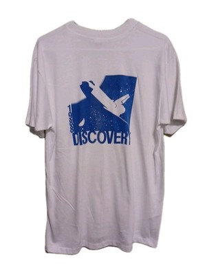Vintage Discovery Space Shuttle T-Shirt White Size XL Used As-Is 