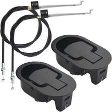 2 Sets Metal Recliner Handle with 38Inch Cable Sofa Replacement Parts Recliner L