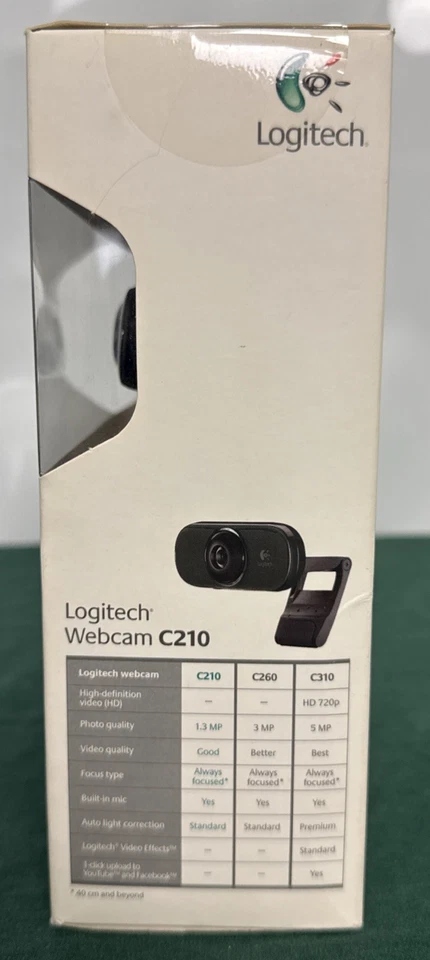 Logitech c210 1.3MP VGA Webcam With Microphone Complete - Image 2 of 4