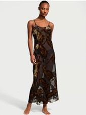 Leopardo Burnout Long Slip Pedido Undefinido Online Victoria Secret Terciopelo Novedad