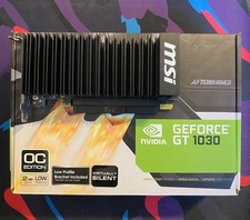 MSI NVIDIA GeForce GT 1030 LP OC 2GB GDDR4 Low Profile Graphics Card