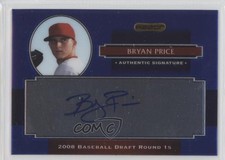 2008 Razor Signature Series Metal Blue Bryan Price #AU-BRP Auto r9d