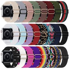 Nylon Band for Apple Watch Straps 44mm 45mm Ultra 2 49mm Series 10 8 7 38/42mm/4