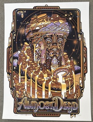 JOE RUSSO S ALMOST DEAD Red Rocks 2018 Concert Poster By Guy Burwell # d /50