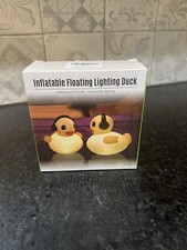 Inflatable Duck Pool Float with Lights