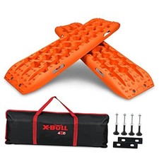 New Recovery Traction Tracks Sand Mud Snow Track Bag Hardware Tracks Orange