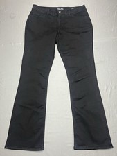 NWT Riders Lee Womens Bootcut Jeans Denim Mid Rise Size 16L 36x34 Black
