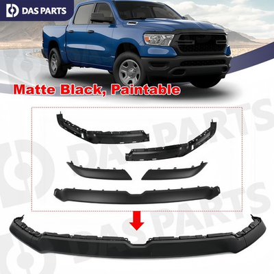 #ad #ad Front Upper Grille Trim Molding Plastic Matte Black For 2019 2024 Dodge Ram 1500 $104.39