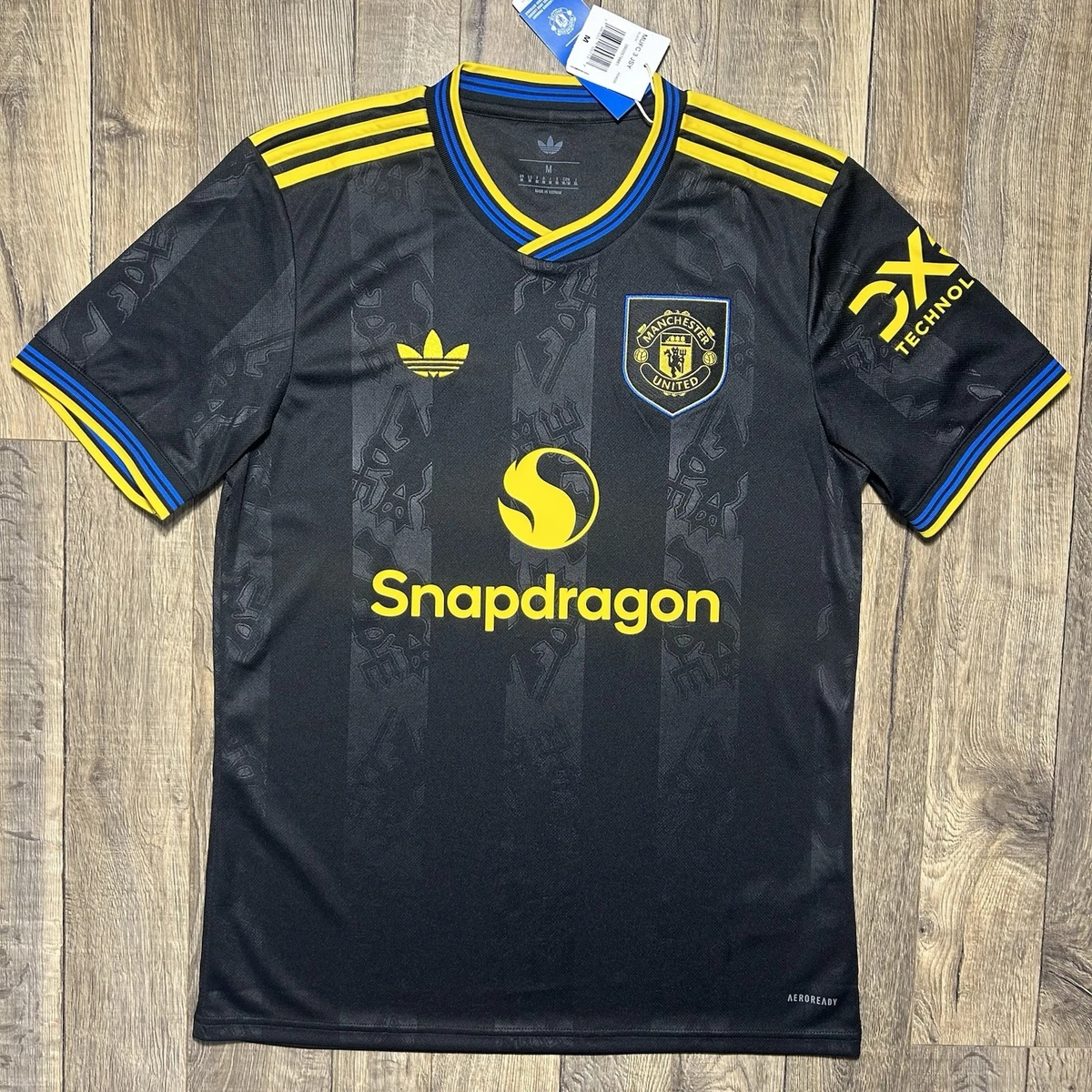 adidas Black Manchester United International Club Soccer Fan