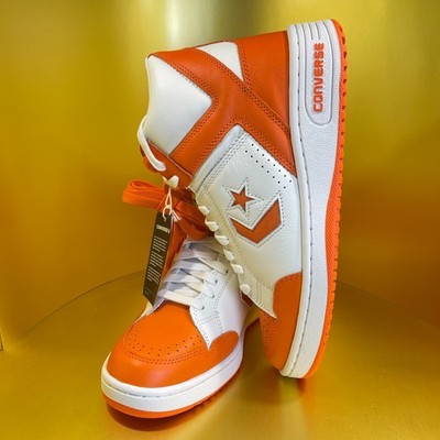 Converse Weapon Orange White Syracuse Larry Bird Bernard King