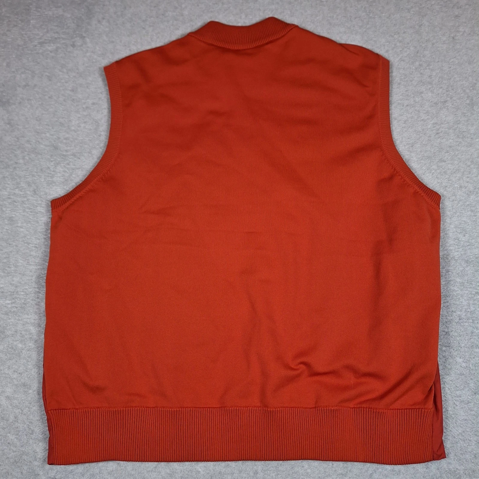 Save The Duck Tucana Vest Men XXL Burnt Orange Plumtech Eco Friendly Zip Pockets image 7