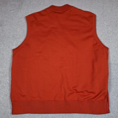 Save The Duck Tucana Vest Men XXL Burnt Orange Plumtech Eco Friendly Zip Pockets image 7