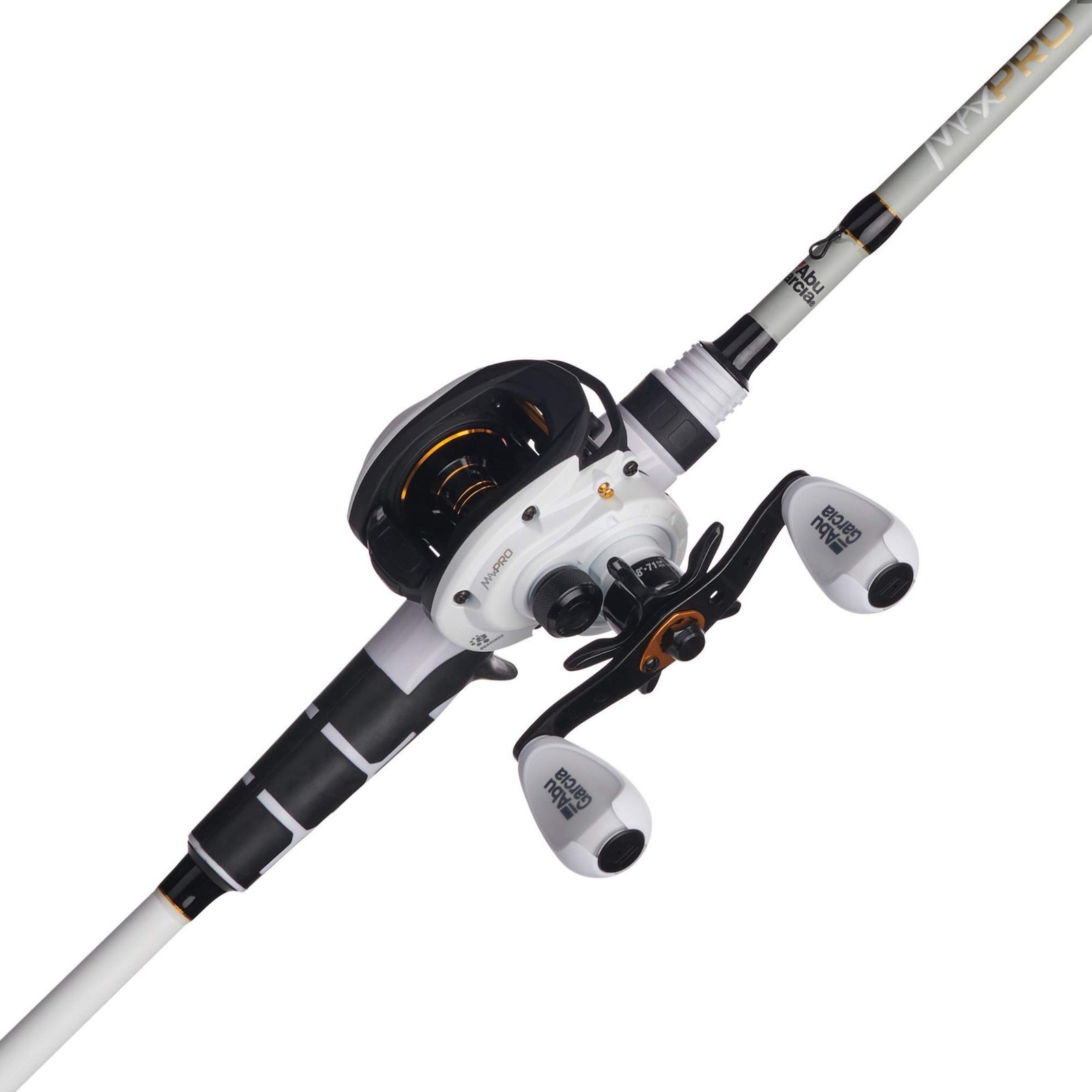 7&rsquo; Max Pro Fishing Rod and Reel Baitcast Combo, 7+1 Ball B