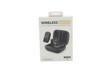 Rode WIMICROC Wireless Micro Zwei Mikrofone mit Ladehülle USB-C, Schwarz