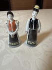 1960's Hollohaza Hungary Porcelain Hand Painted Figurines #1831 Folk Art 2pcs  — photo 2