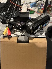 Sony Handycam DCR-SX85 Black Video Digital Camcorder 70x Zoom Bundle - TESTED