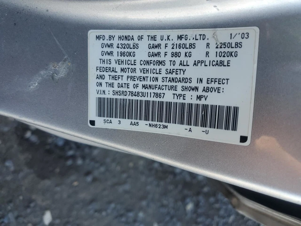 Transfer Case Automatic Transmission Fits 02-04 CR-V 3024835 Foto 3 de 4