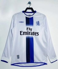 Vintage Chelsea 2003 2004 Away Football Shirt Umbro Fly Emirates Jersey Size M
