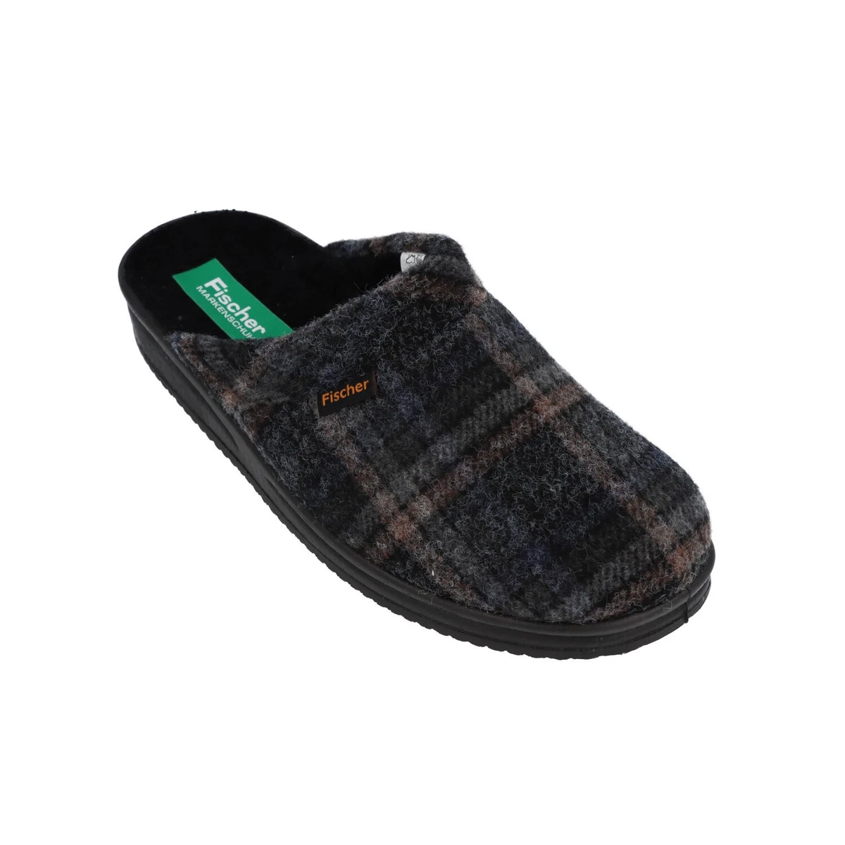 Fischer -Heren zwart pantoffels & slippers Fischer -Heren zwart pantoffels & slippers
