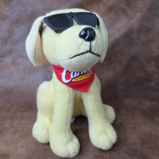 Raising Canes Dog Puppy 2019 Plush with Sunglasses Red Scarf 7.5  Tall Mascot