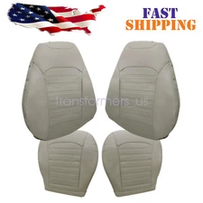 For Ford Fusion 2013-2017 Perforated Leather Front Bottom Top Seat Cover Tan