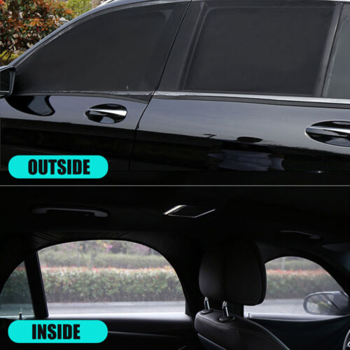 2X Universal Car Side Window Sun Shade Breathable Mesh Car Window Screen Covers - Picture 4 of 11